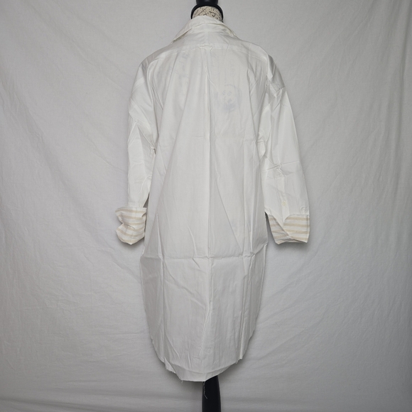 Anthropologie White w/stripes Tunic/Dress - XS, S, M - Picture 4 of 7